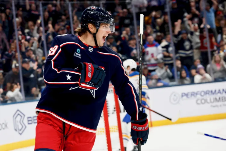 Blue Jackets beat Sabres, 6-3, in opener